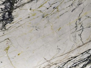 Lily White and Green Marble